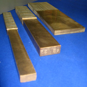 barre piatte bronzo