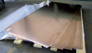Lastre in bronzo fosforoso (CuSn6 e CuSn8)